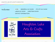 Tablet Screenshot of houghtonlakeartsandcraftsassociation.com